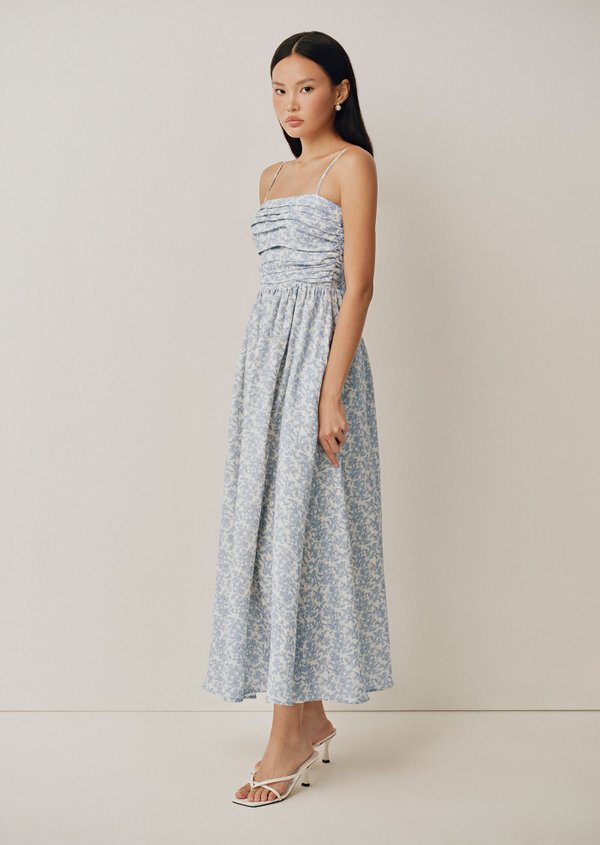 Chloe Maxi Dress - Concord In Skylight