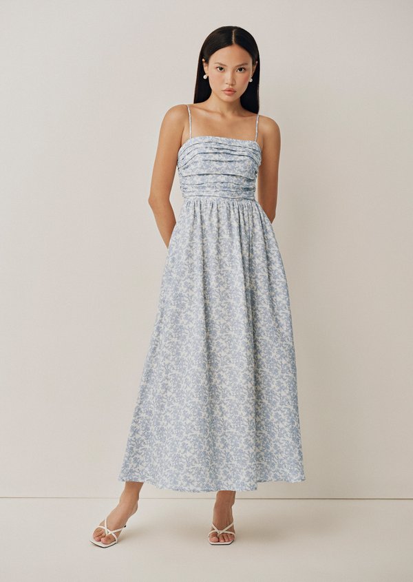 Chloe Maxi Dress - Concord In Skylight