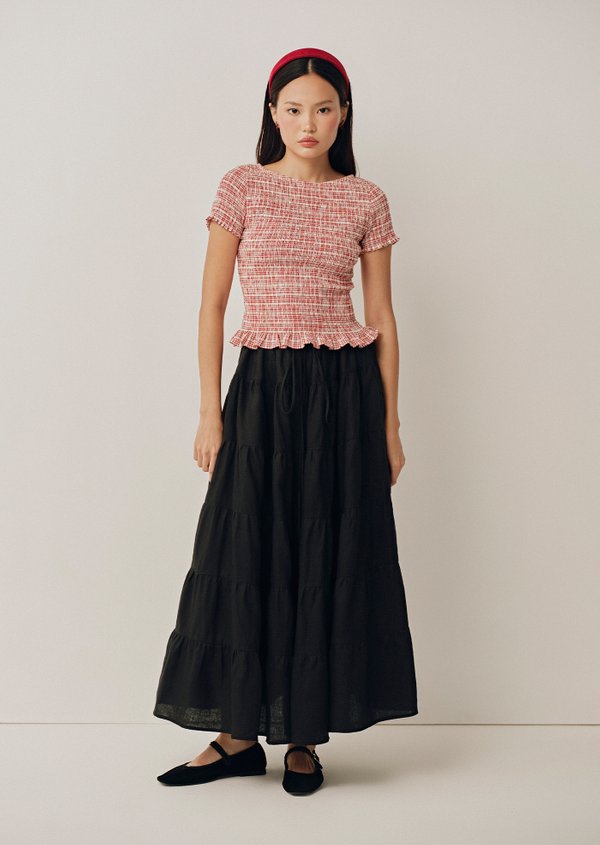 Maris Top - Paris Checked