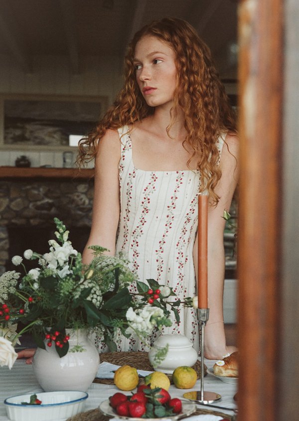 Nadia Midaxi Dress - Merryberry In Vines