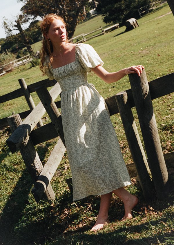 Tasmin Midaxi Dress - Concord in Green Field Tasmin Midaxi Dress - Concord in Green Field