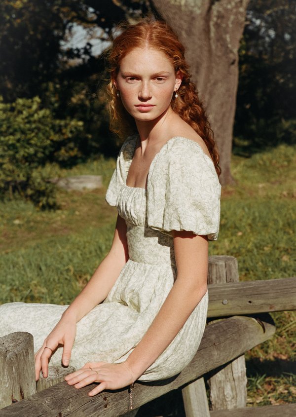Tasmin Midaxi Dress - Concord in Green Field Tasmin Midaxi Dress - Concord in Green Field