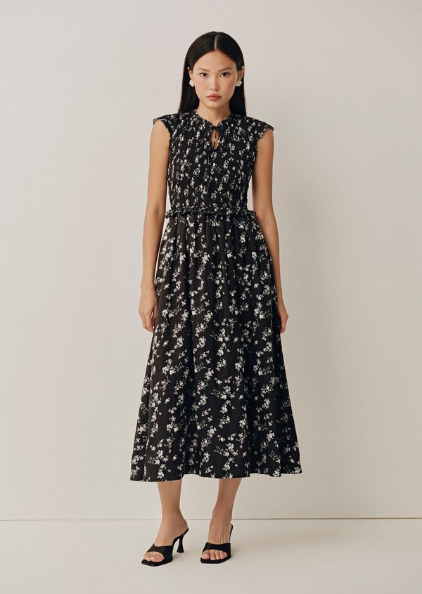 Violeta Midaxi Dress - Obsidian Violeta Midaxi Dress - Obsidian