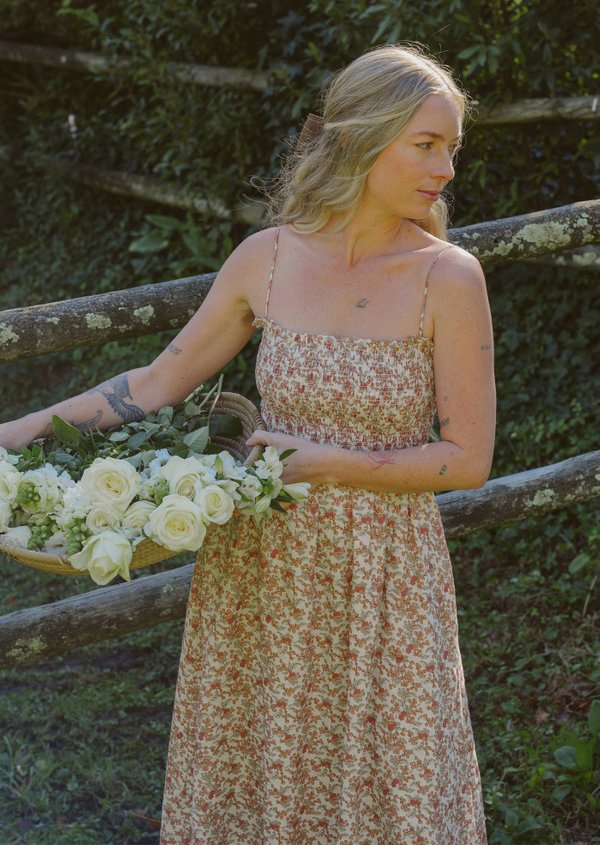 Evelyn Midaxi Dress - Concord In Ginger