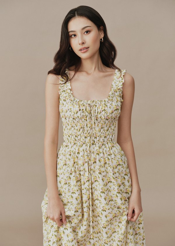 Helsinki Midi Dress - Lemon Drop Helsinki Midi Dress - Lemon Drop