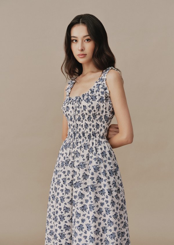 Helsinki Midi Dress - Rosa In Morning Sky Helsinki Midi Dress - Rosa In Morning Sky