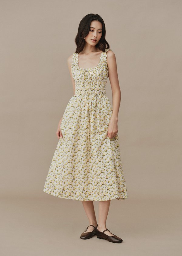 Helsinki Midi Dress - Lemon Drop Helsinki Midi Dress - Lemon Drop