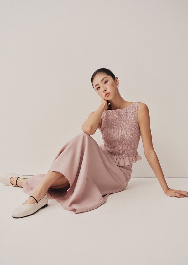 Jolin Midaxi Skirt - Powder Jolin Midaxi Skirt - Powder