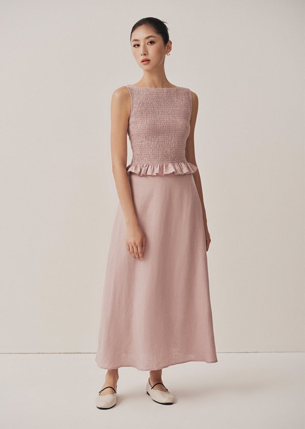 Jolin Midaxi Skirt - Powder Jolin Midaxi Skirt - Powder