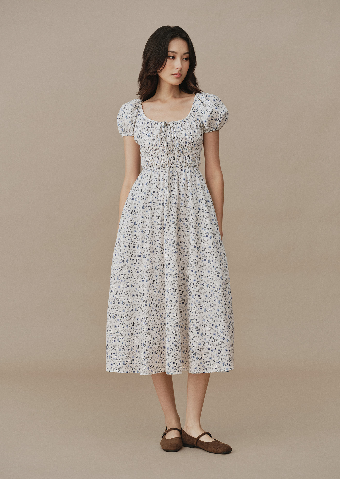 Mia Midi Dress - Lobelia | Caramel Monster