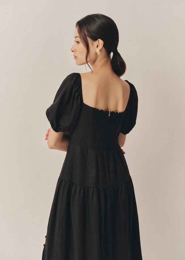 Katie Midaxi Dress - Black