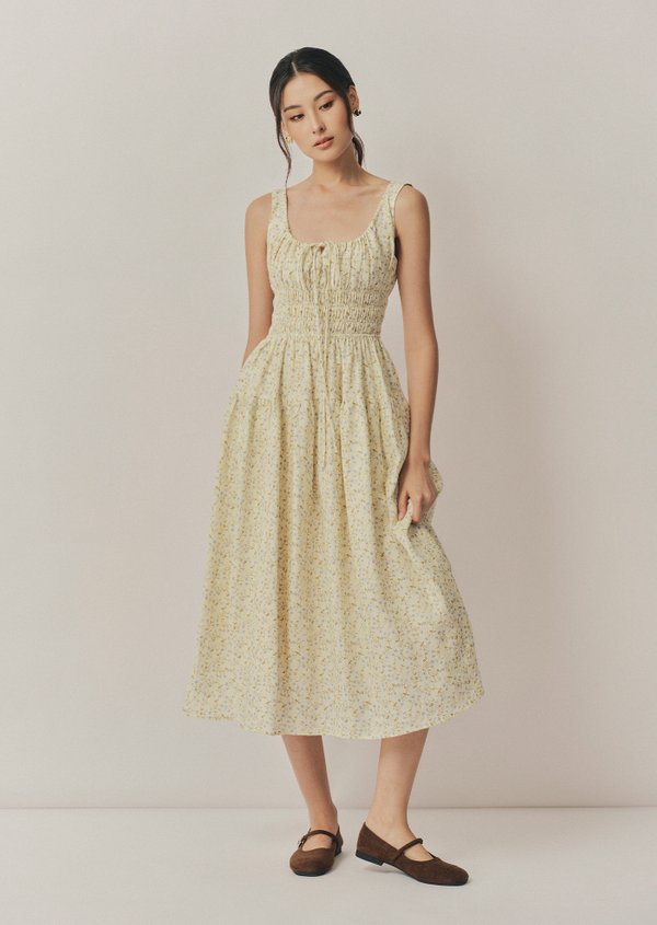 Miami Midi Dress - Sweet Pea In Sunday