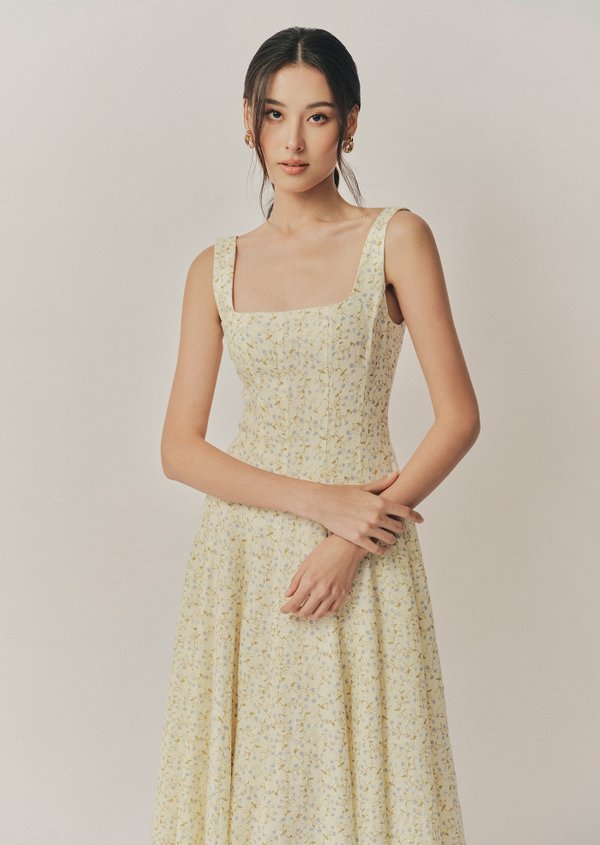 Nadia Midaxi Dress - Sweet Pea In Sunday