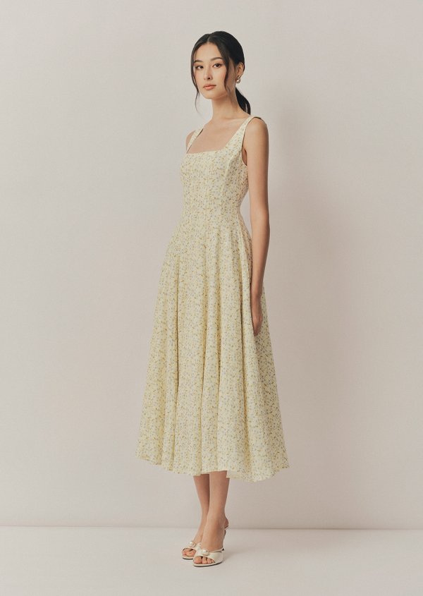 Nadia Midaxi Dress - Sweet Pea In Sunday