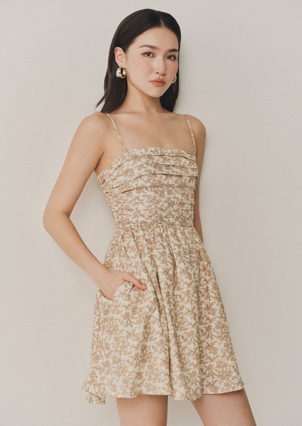 Chloe Mini Dress - Concord In Gold