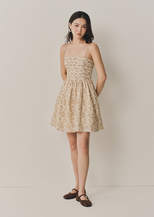 Chloe Mini Dress - Concord In Gold