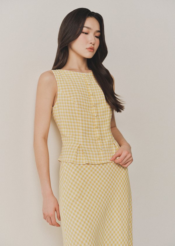 Elijah Top - Sunlit Gingham