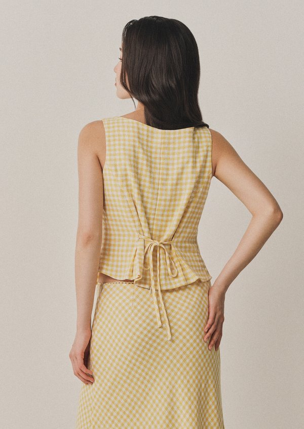 Elijah Top - Sunlit Gingham