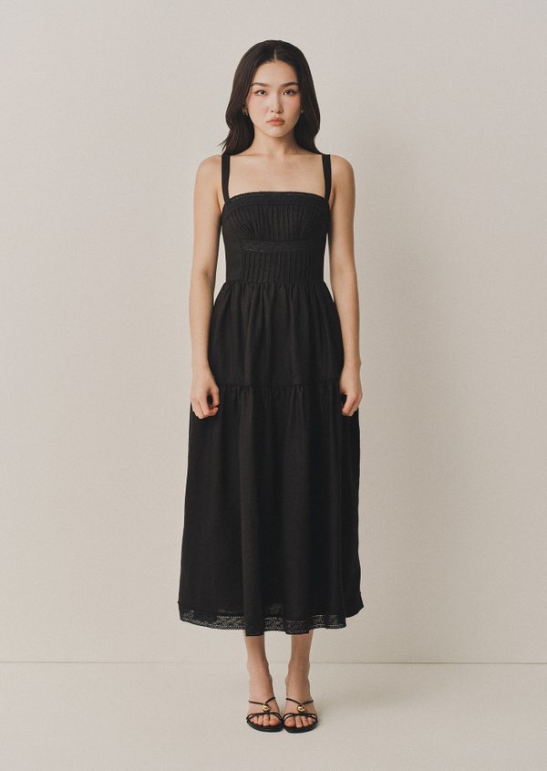 Sybil Midaxi Dress - Black