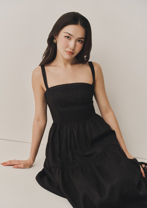 Sybil Midaxi Dress - Black