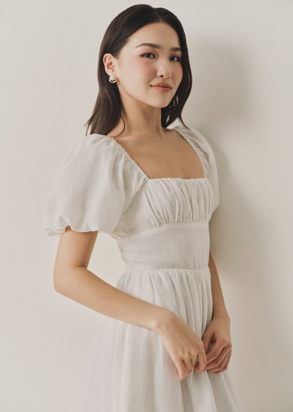 Tasmin Midaxi Dress - White