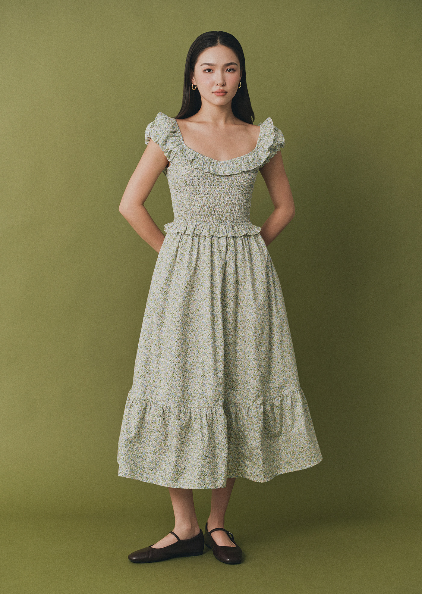 洋楽 PRINCESS PRINCESS YAMAHA EOS SMF GS MIDI Lucia Midi Dress - Sasha Kiora | Caramel Monster