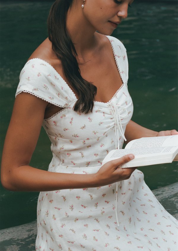 Johanson Midi Dress - Pomegranate In Rose Dusk