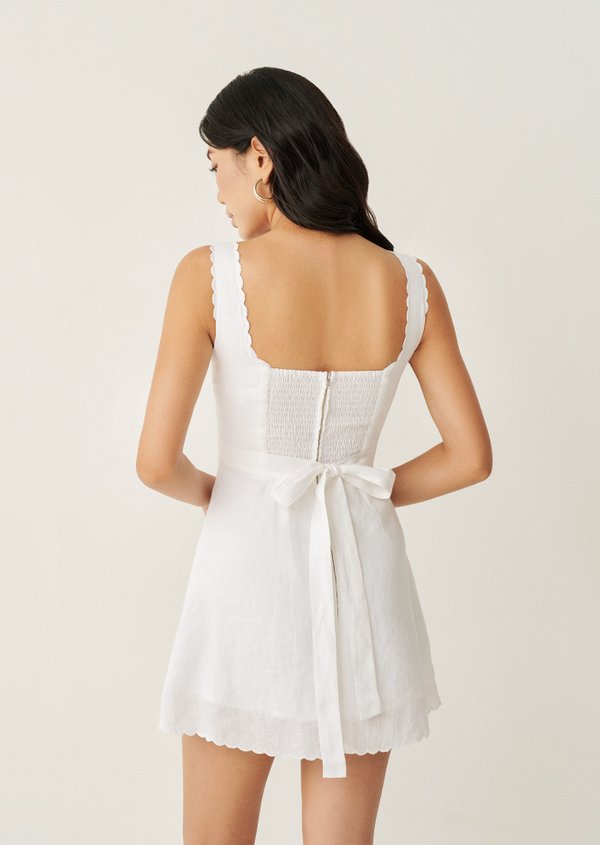 Lily Mini Dress - White