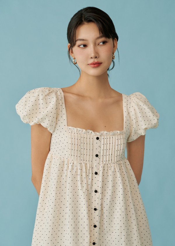 Sweet Pea Mini Dress - Snowberry