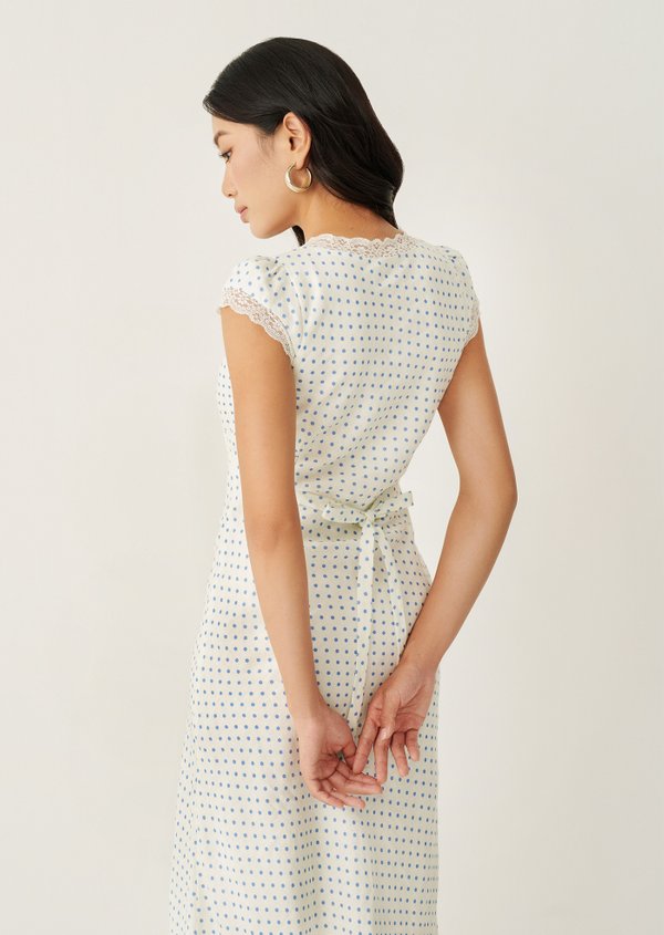 Carey Midi Dress - Blueberry Sky