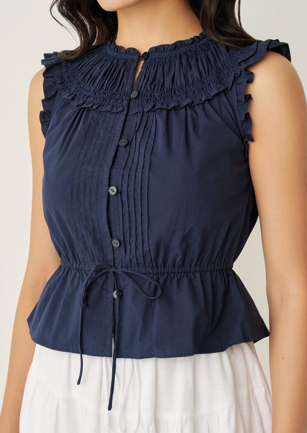 Rhoda Top - Navy