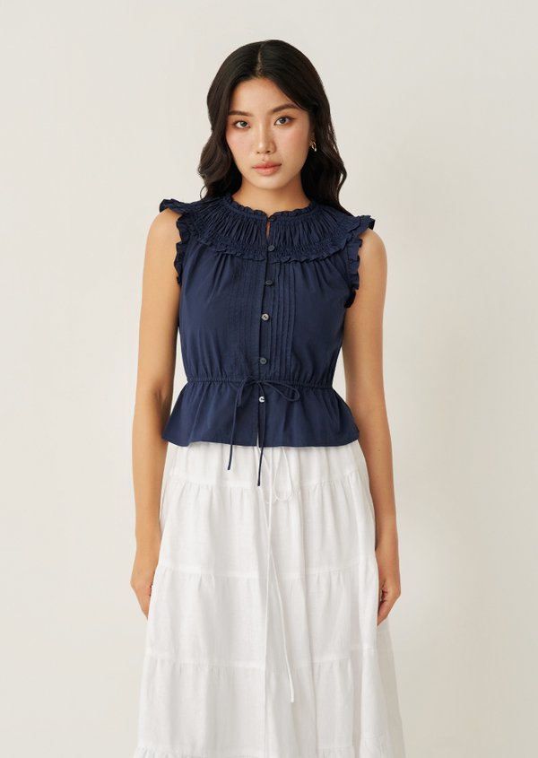 Rhoda Top - Navy