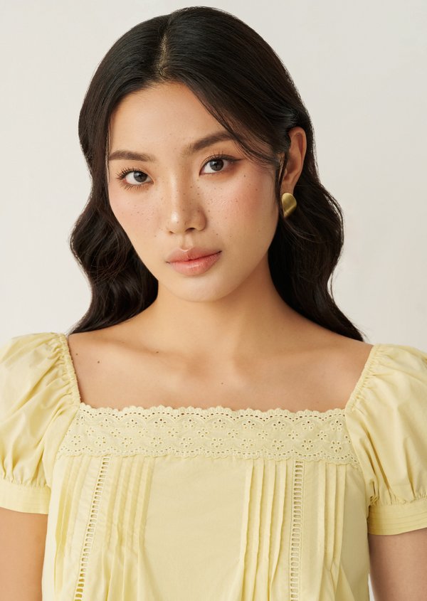 Willis Top - Pale Yellow