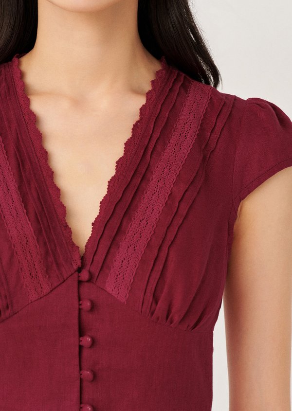 Anya Top - Burgundy