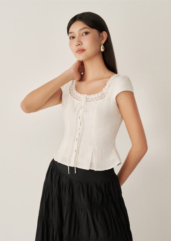 Doveleaf Top - White
