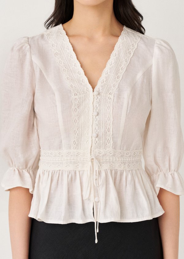 Field Top - White