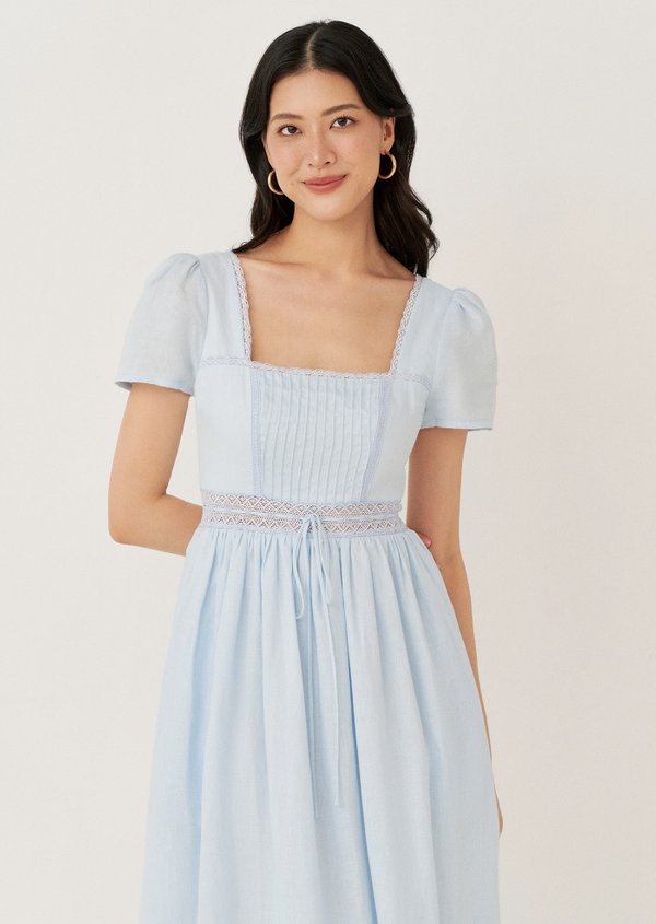 Oakley Midaxi Dress - Baby Blue