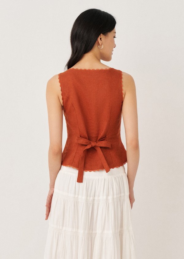 Perri Top - Burnt Orange