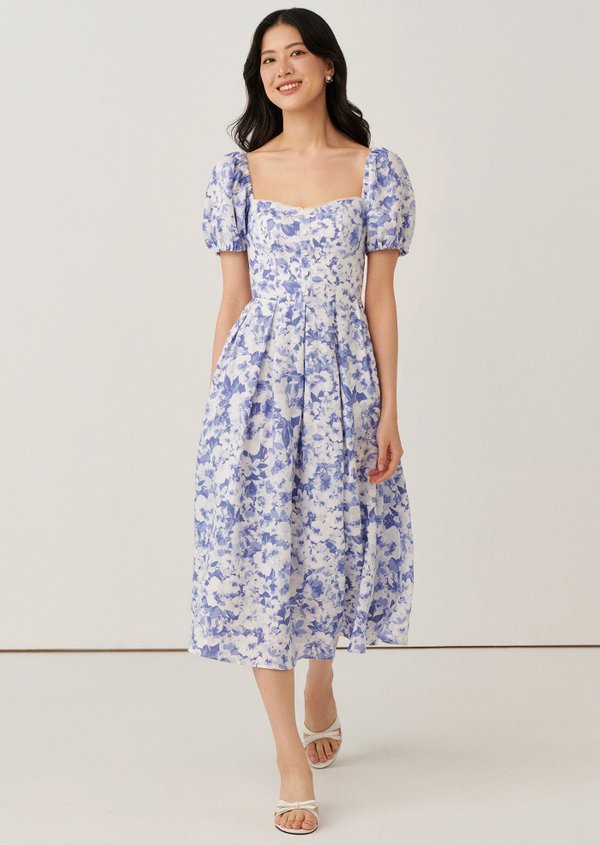 Sailor Midi Dress - Monet
