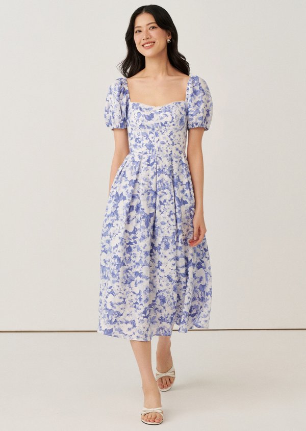 Sailor Midi Dress - Monet