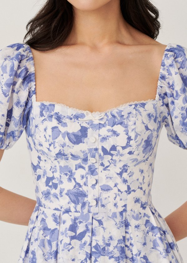 Sailor Midi Dress - Monet