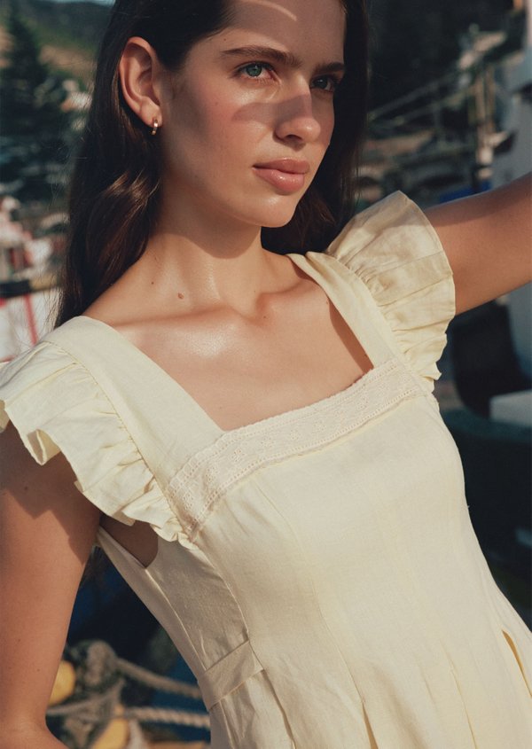 Augustine Maxi Dress - Pale Yellow