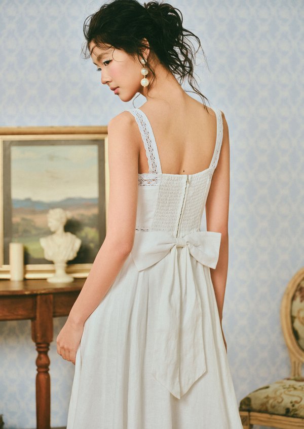 Airi Midaxi Dress - White