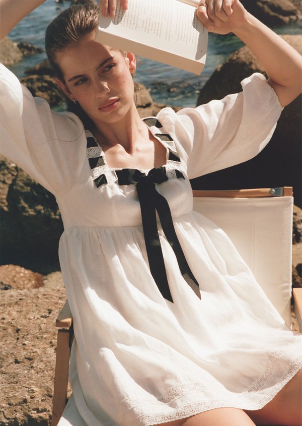 Aurelie Mini Dress - White