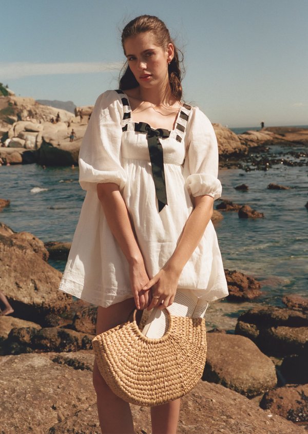 Aurelie Mini Dress - White