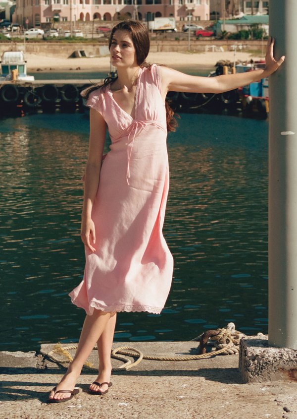 Carey Midi Dress - Blush