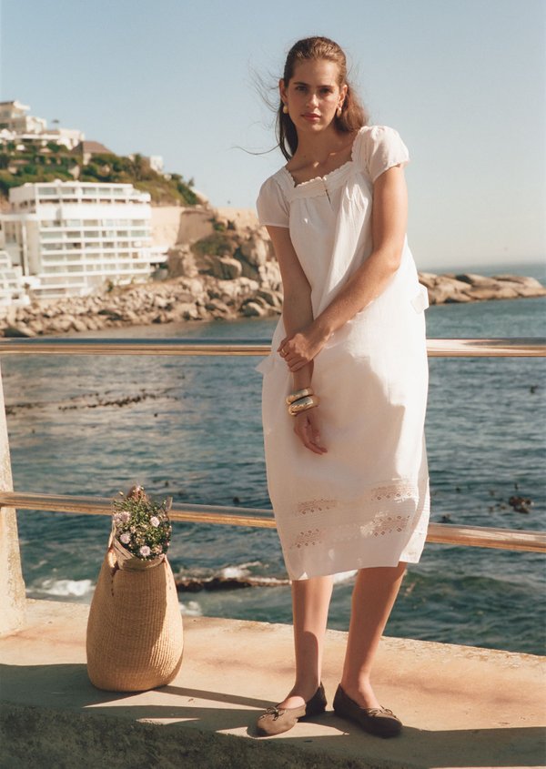 Jinelle Midaxi Dress - White