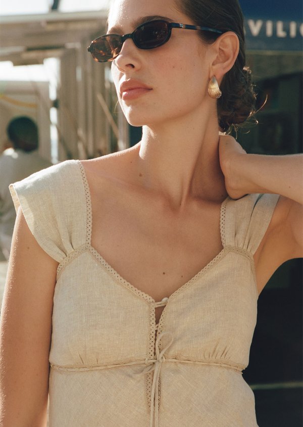 Juneveil Midaxi Dress - Sand