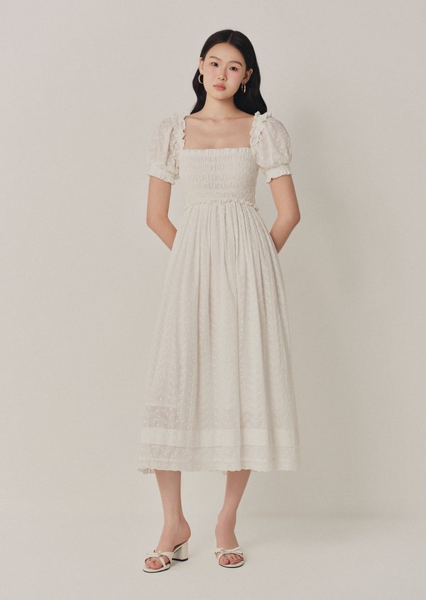 Kenny Midi Dress - White