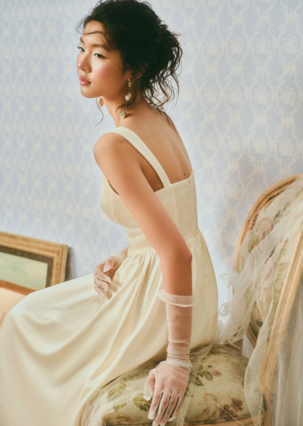 Sabrina Midaxi Dress - Ivory